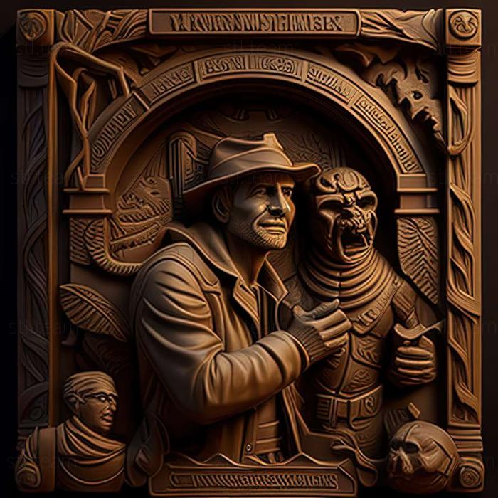 3D model Indiana Jones and the Emperors Tomb game (STL)